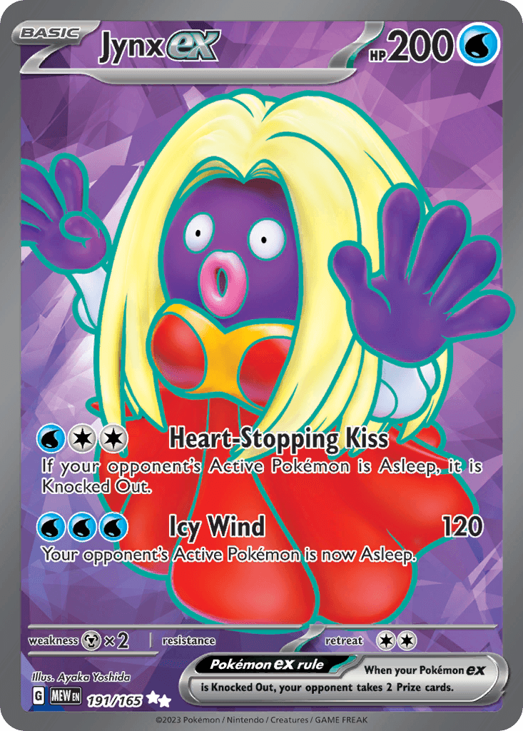 Jynx ex — 151 #191/165, PSA 10