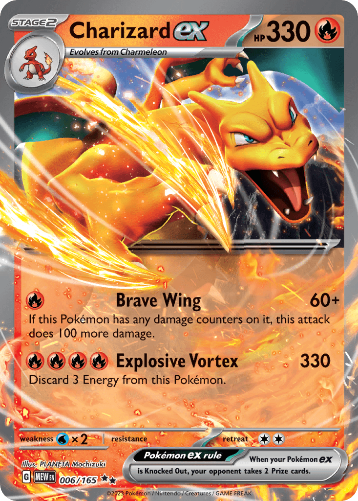 Charizard ex — 151 #6/165, CGC 10