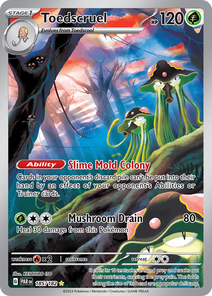 Toedscruel — Paradox Rift #185/182, PSA 8