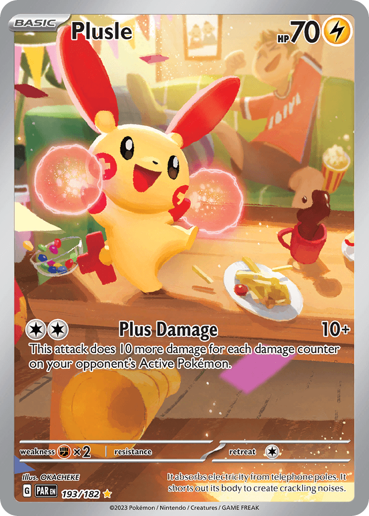 Plusle — Paradox Rift #193/182, PSA 10
