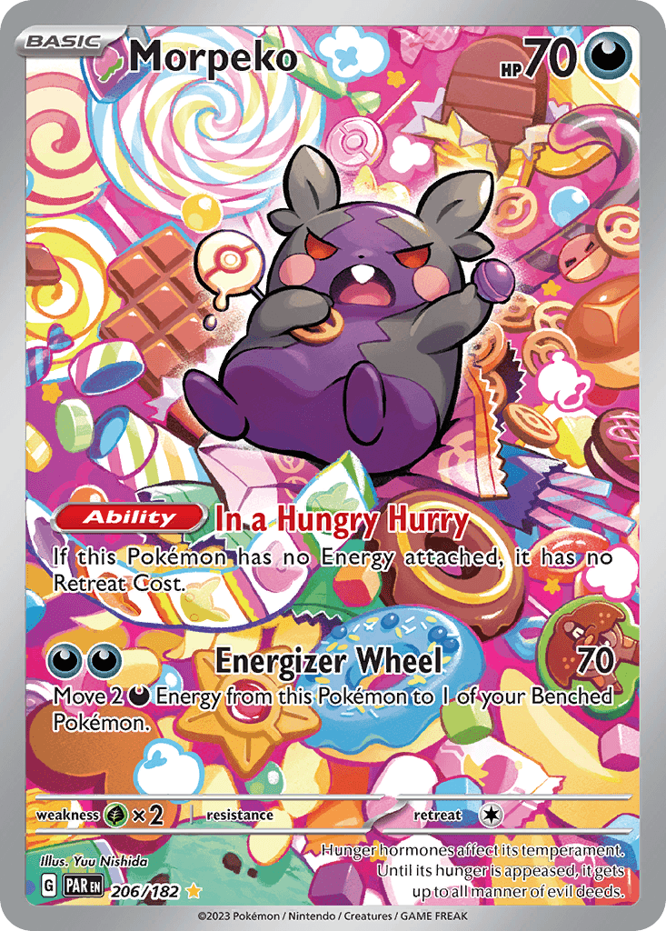 Morpeko — Paradox Rift #206/182, PSA 9