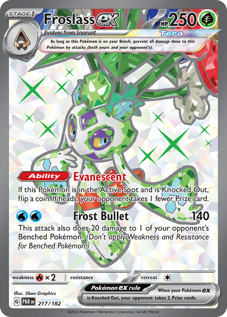 Froslass ex — Paradox Rift #217/182, CGC 10