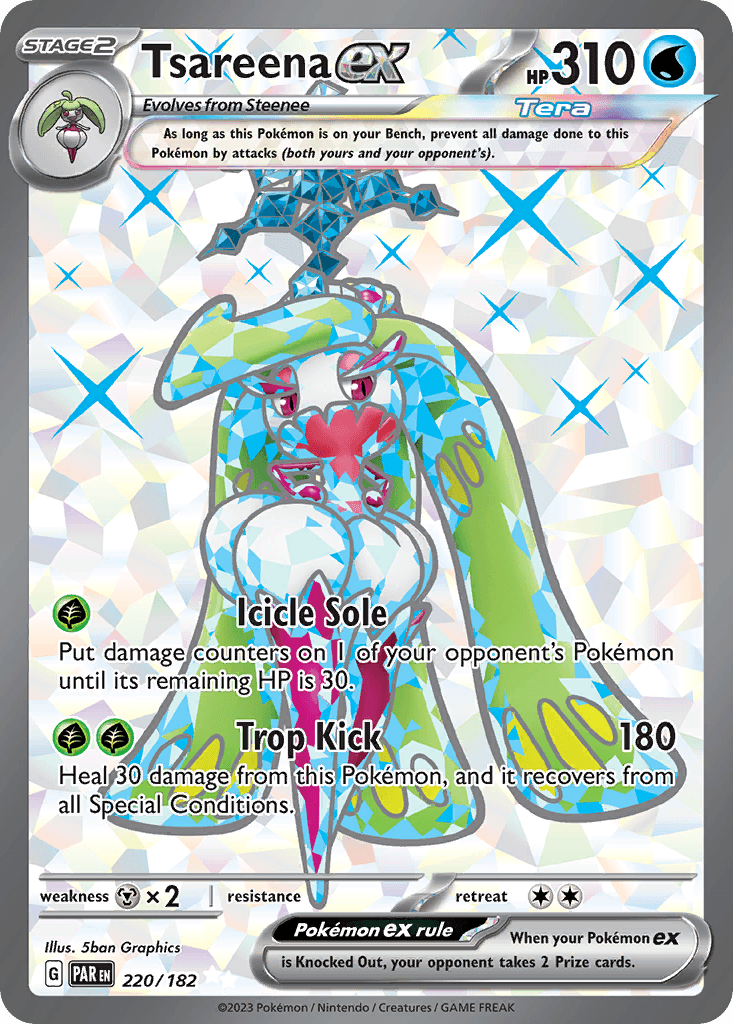 Tsareena ex — Paradox Rift #220/182, PSA 9