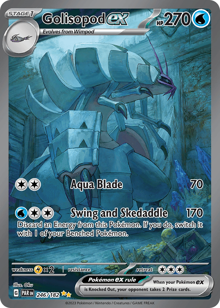 Golisopod ex — Paradox Rift #246/182, PSA 10