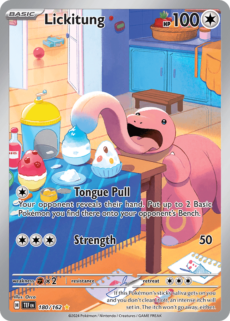 Lickitung — Temporal Forces #180/162, CGC 10