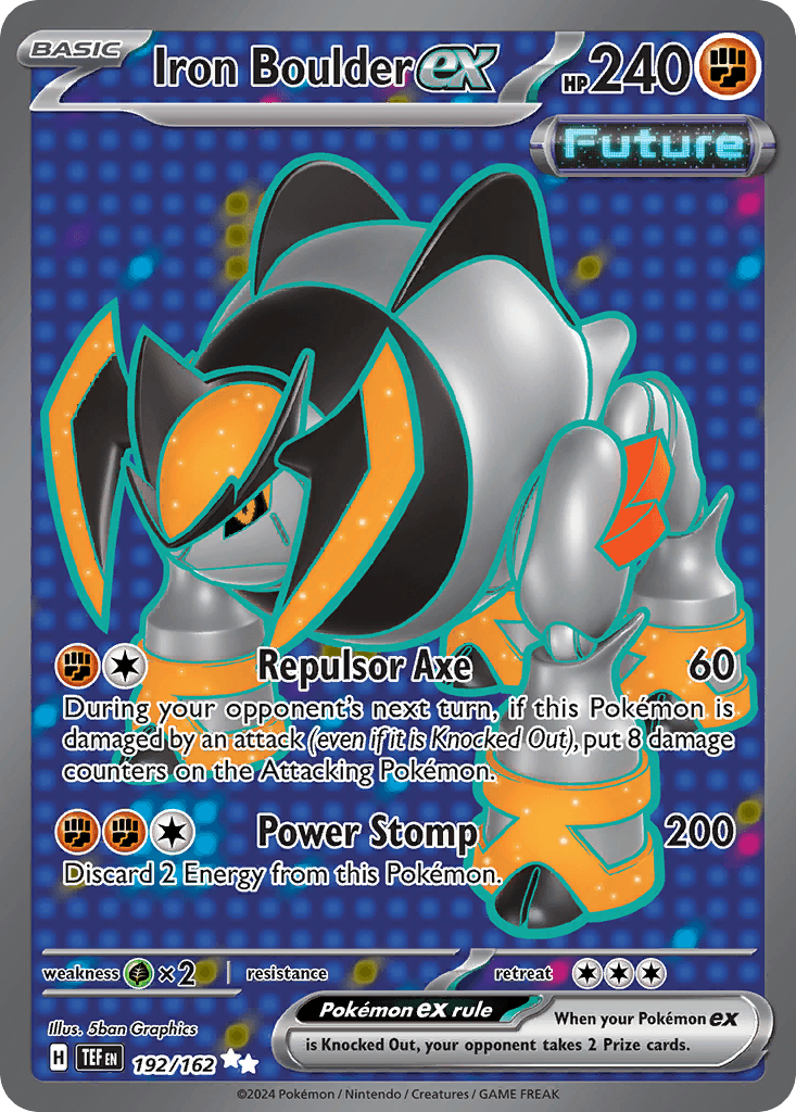 Iron Boulder ex — Temporal Forces #192/162, PSA 9