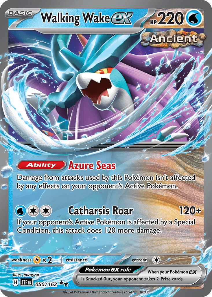 Walking Wake ex — Temporal Forces #50/162, PSA 10
