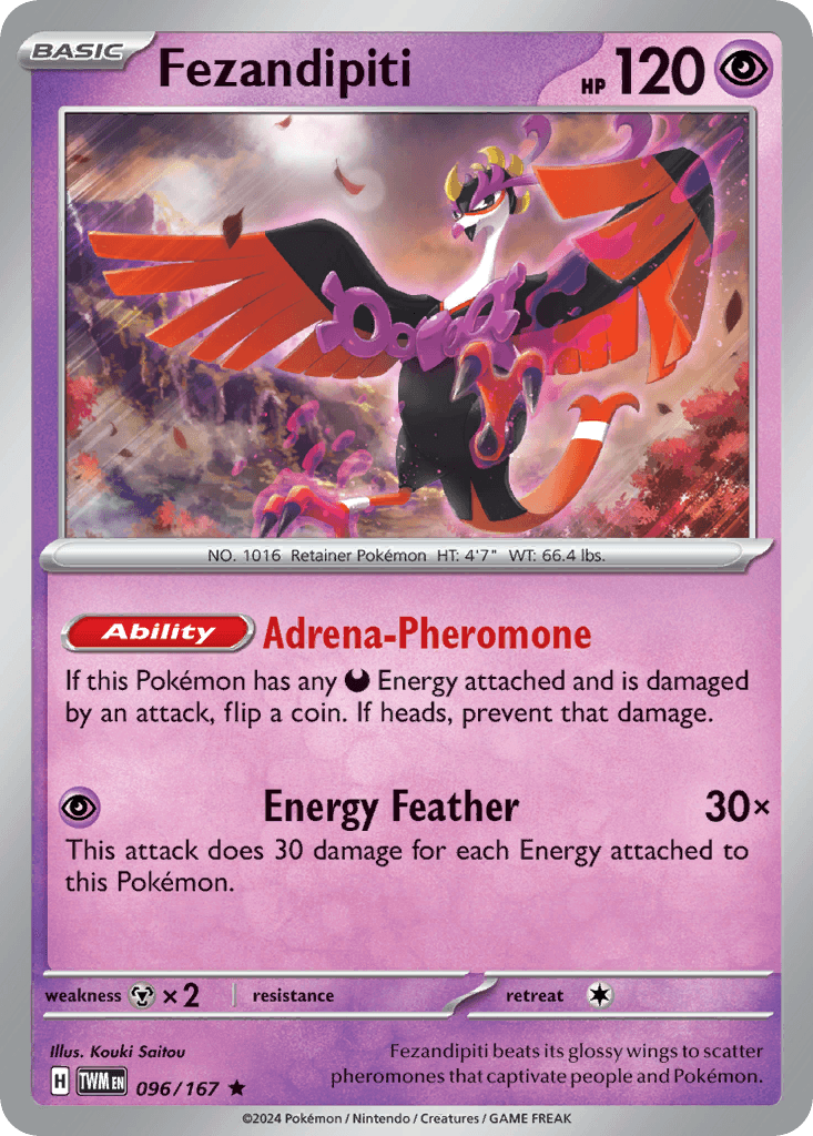 Fezandipiti — Twilight Masquerade #96/167, PSA 9