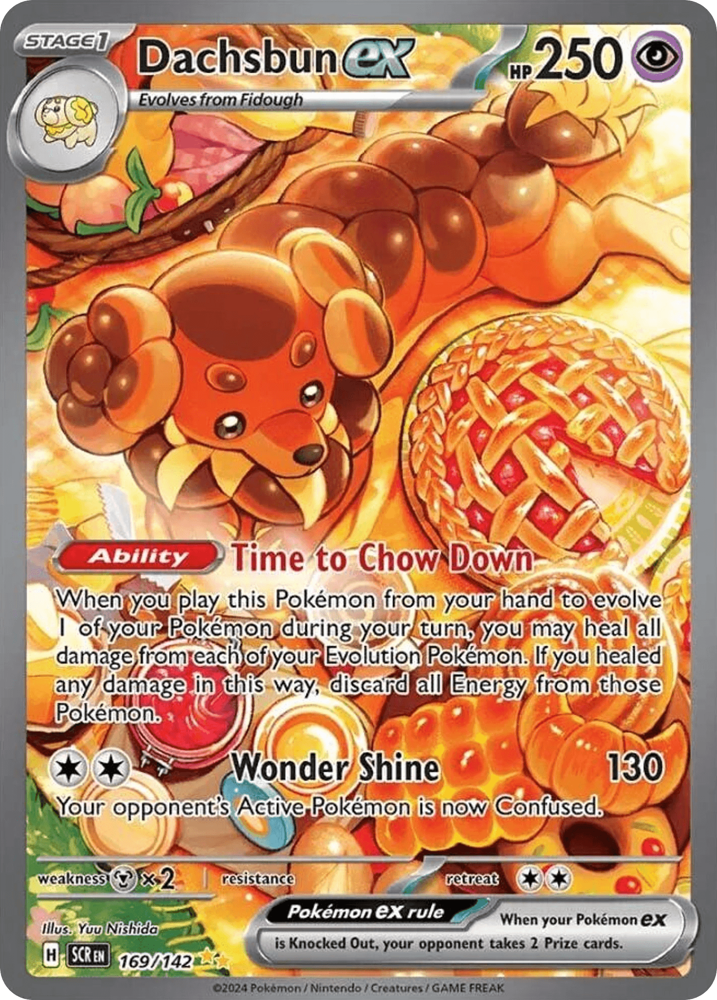 Dachsbun ex — Stellar Crown #169/142, PSA 10