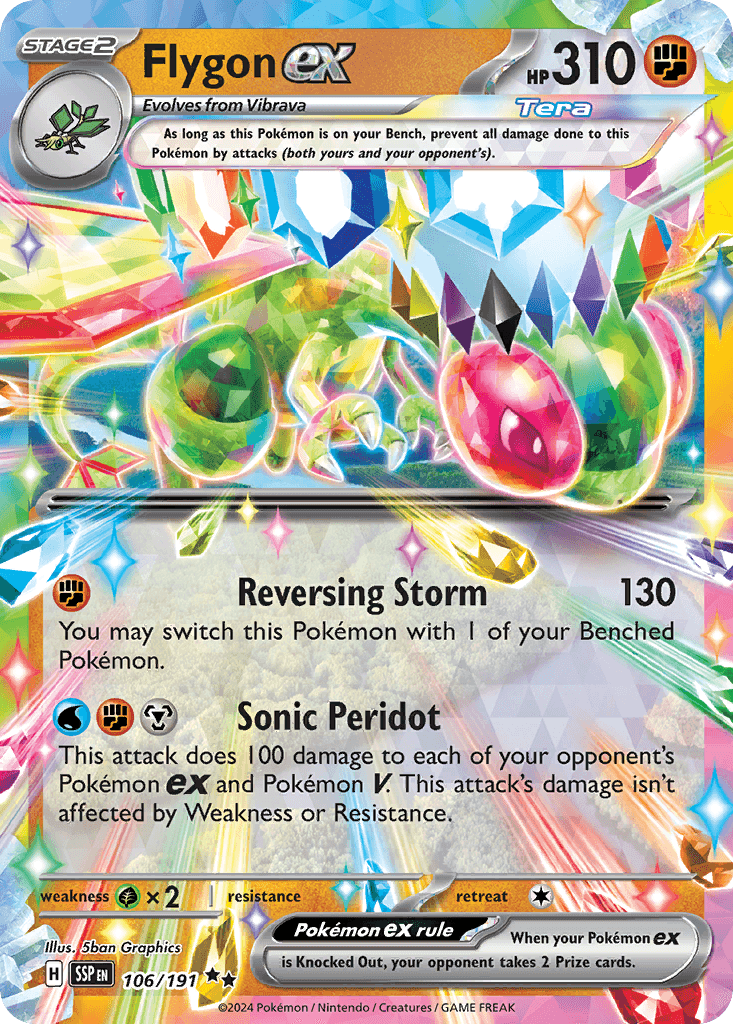 Flygon ex — Surging Sparks #106/191, CGC 10