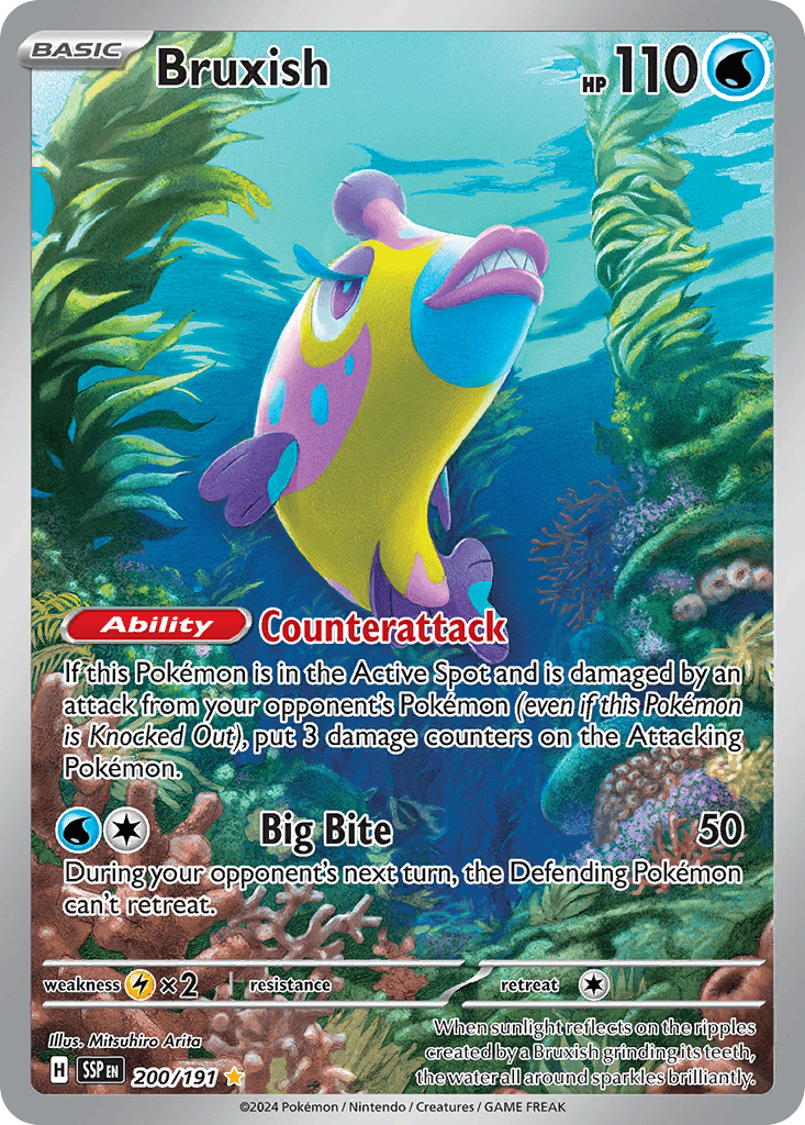 Bruxish — Surging Sparks #200/191, PSA 10
