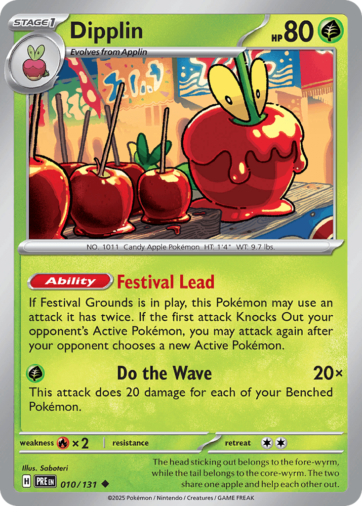Dipplin — Prismatic Evolutions #10/131, PSA 9