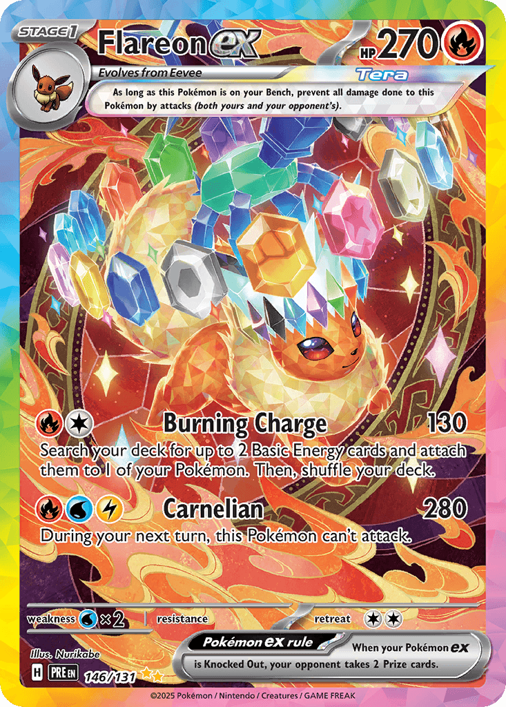 Flareon ex — Prismatic Evolutions #146/131, CGC 10
