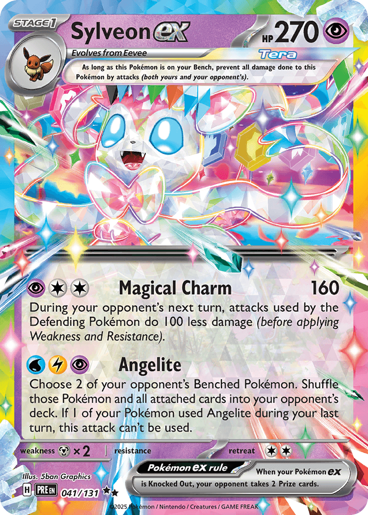Sylveon ex — Prismatic Evolutions #41/131, PSA 10