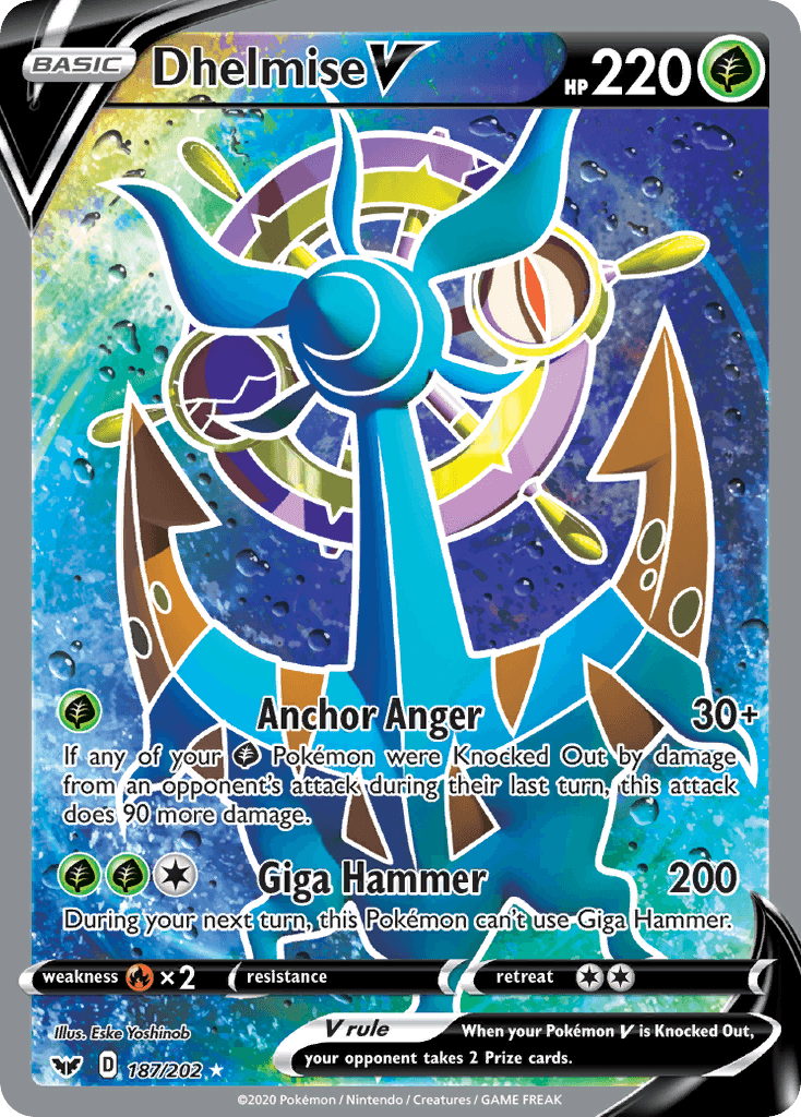 Dhelmise V — Sword & Shield #187/202, PSA 10