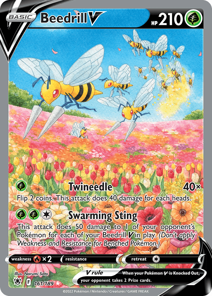 Beedrill V — Astral Radiance #161/189, PSA 10