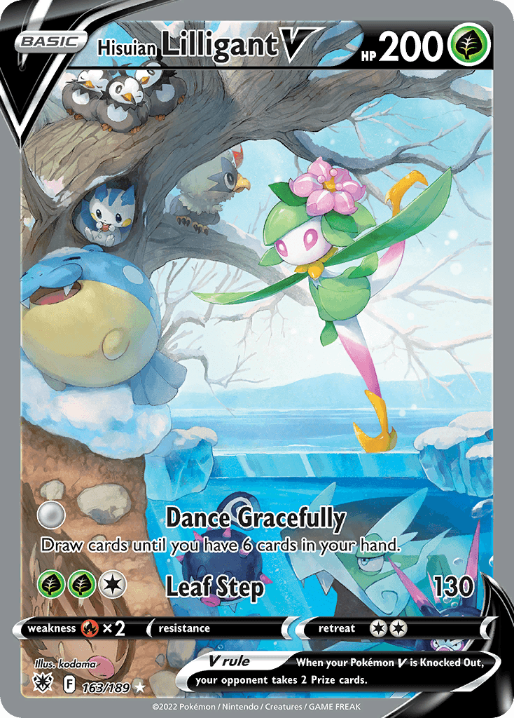 Hisuian Lilligant V — Astral Radiance #163/189, PSA 10