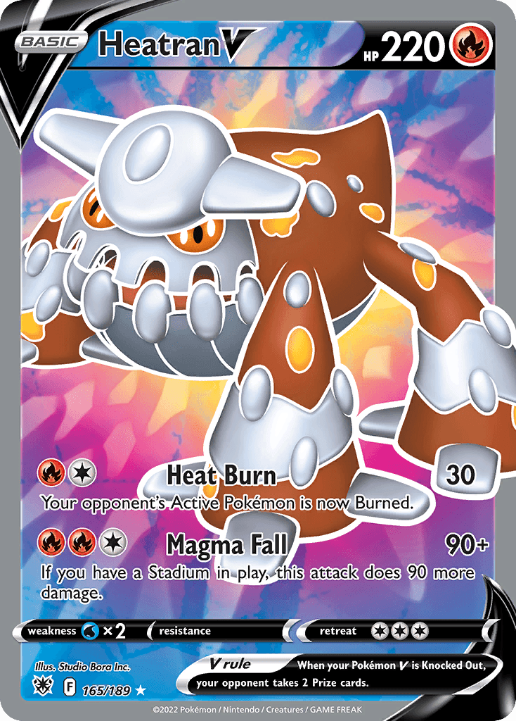 Heatran V — Astral Radiance #165/189, PSA 10