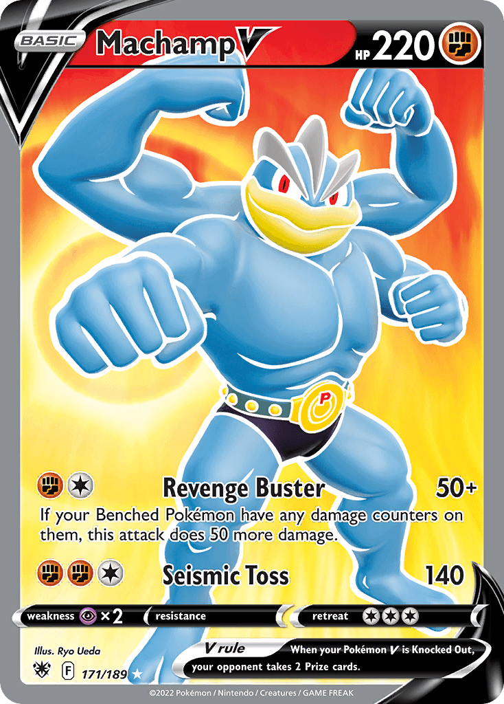 Machamp V — Astral Radiance #171/189, raw, NM