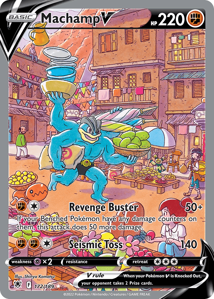 Machamp V — Astral Radiance #172/189, PSA 9