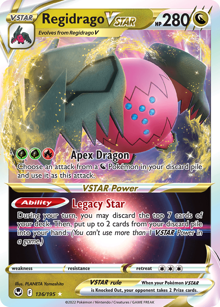 Regidrago VSTAR — Silver Tempest #136/195, CGC 10