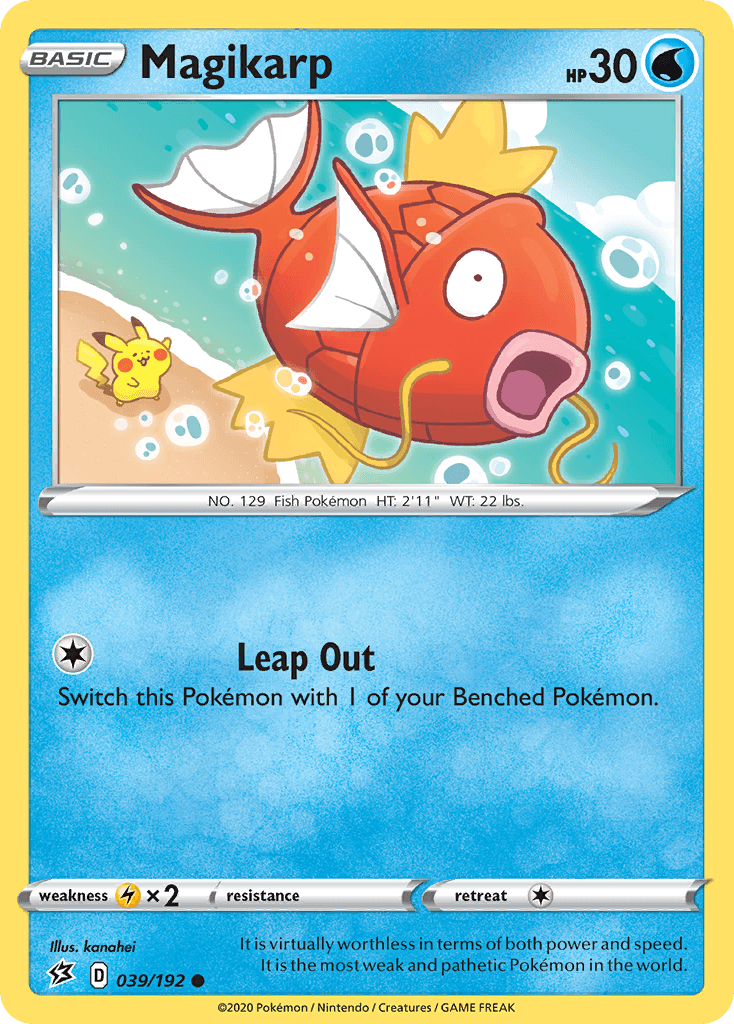 Magikarp — Rebel Clash #39/192, raw, NM