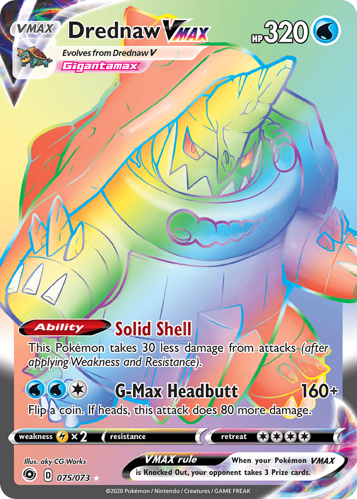 Drednaw VMAX — Champion's Path #75/73, PSA 10