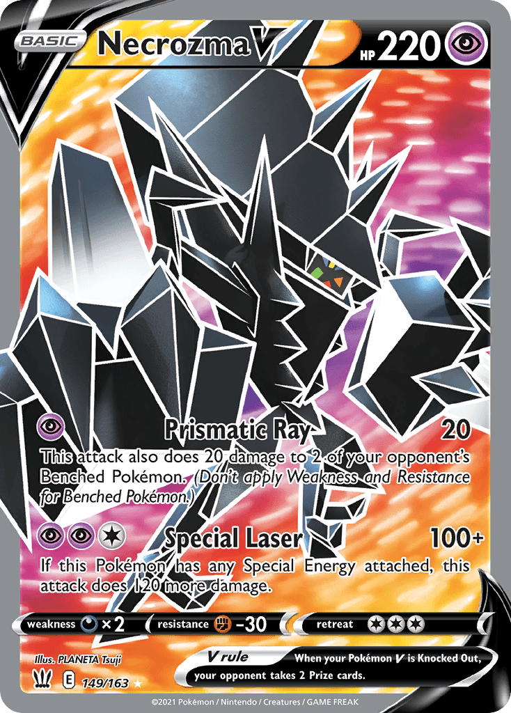 Necrozma V — Battle Styles #149/163, raw, NM