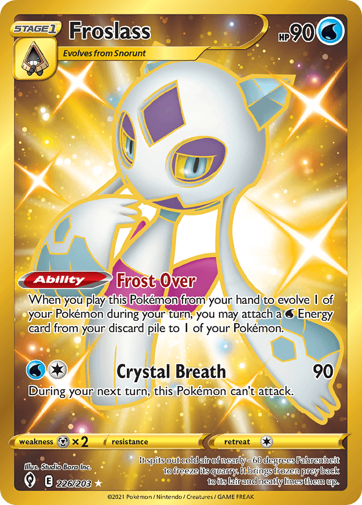Froslass — Evolving Skies #226/203, CGC 10