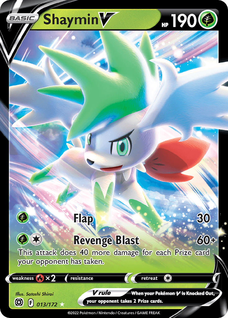 Shaymin V — Brilliant Stars #13/172, PSA 10