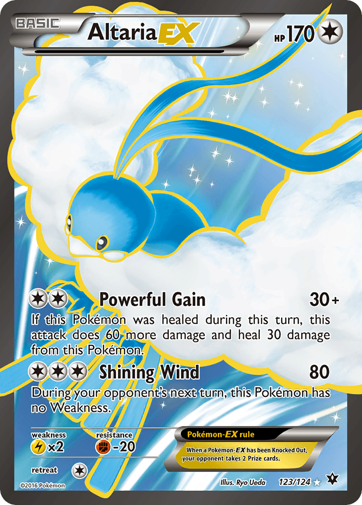 Altaria EX — Fates Collide #123/124, raw, NM