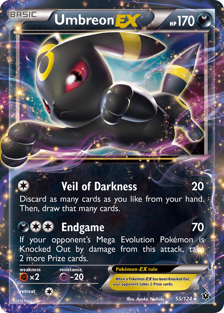 Umbreon EX — Fates Collide #55/124, PSA 9