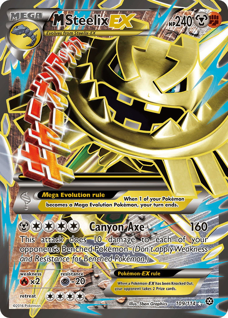 M Steelix EX — Steam Siege #109/114, PSA 10
