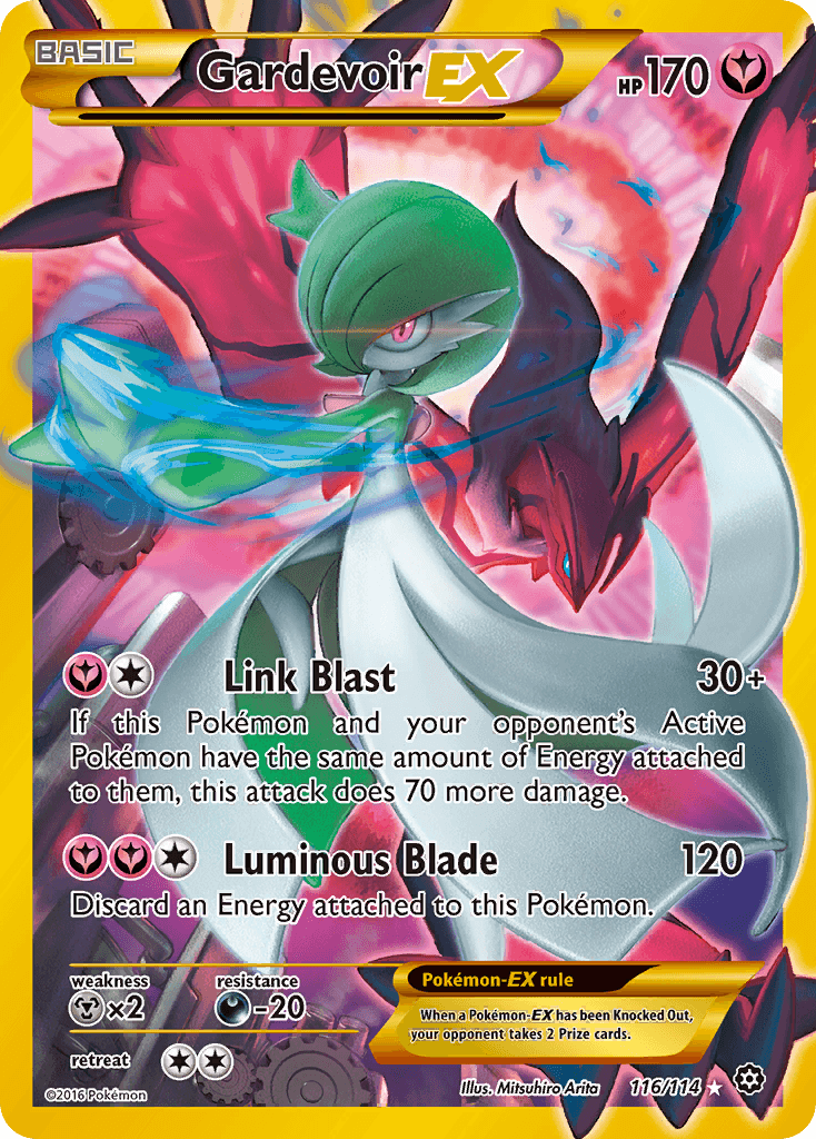 Gardevoir EX — Steam Siege #116/114, PSA 8