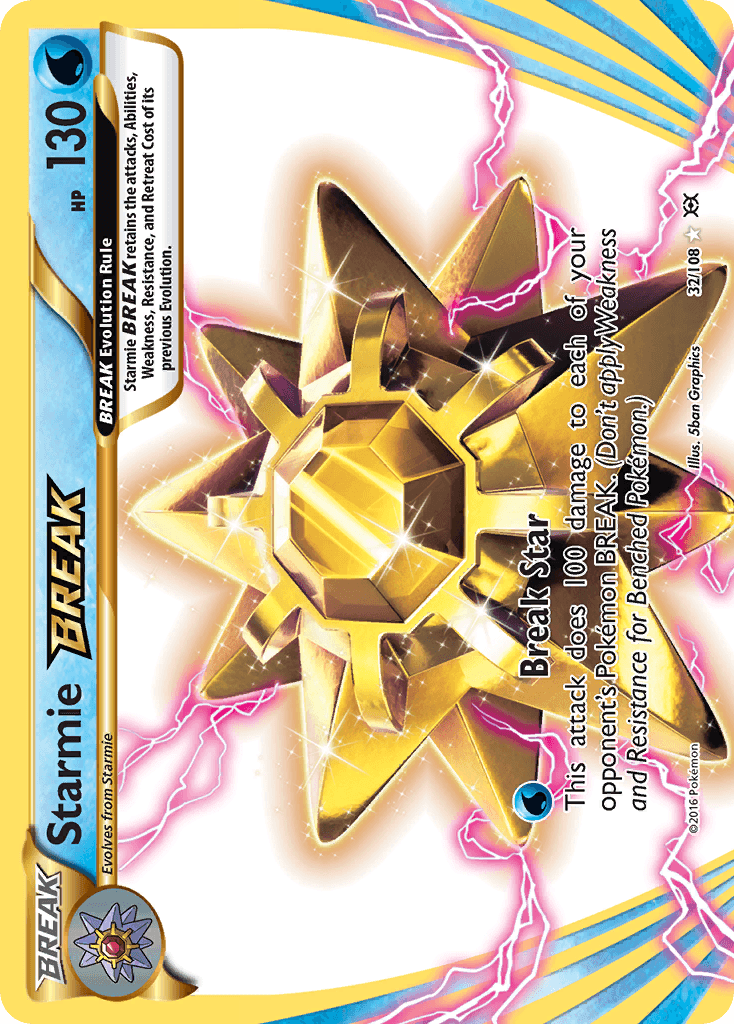 Starmie BREAK — Evolutions #32/108, PSA 9