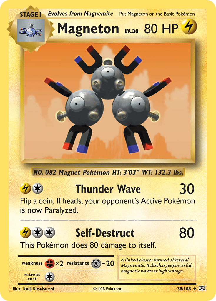 Magneton — Evolutions #38/108, PSA 8