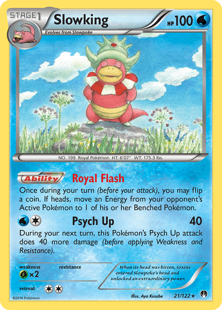 Slowking — BREAKpoint #21/122, raw, NM