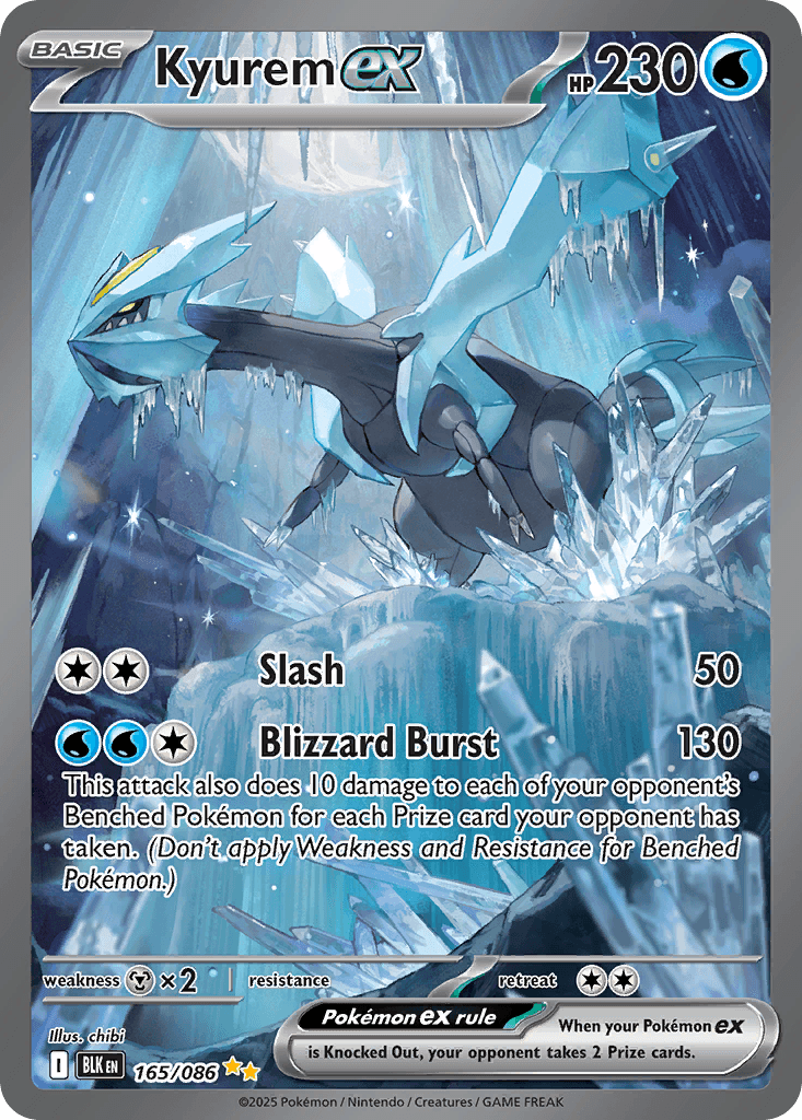 Kyurem ex — Black Bolt #165/86, PSA 10